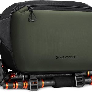 K&F Concept 2 in 1 Sling Bag Everyday Shoulder Bag & Multifunction Photography Crossbody Camera DSLR Backpack Portable Bag